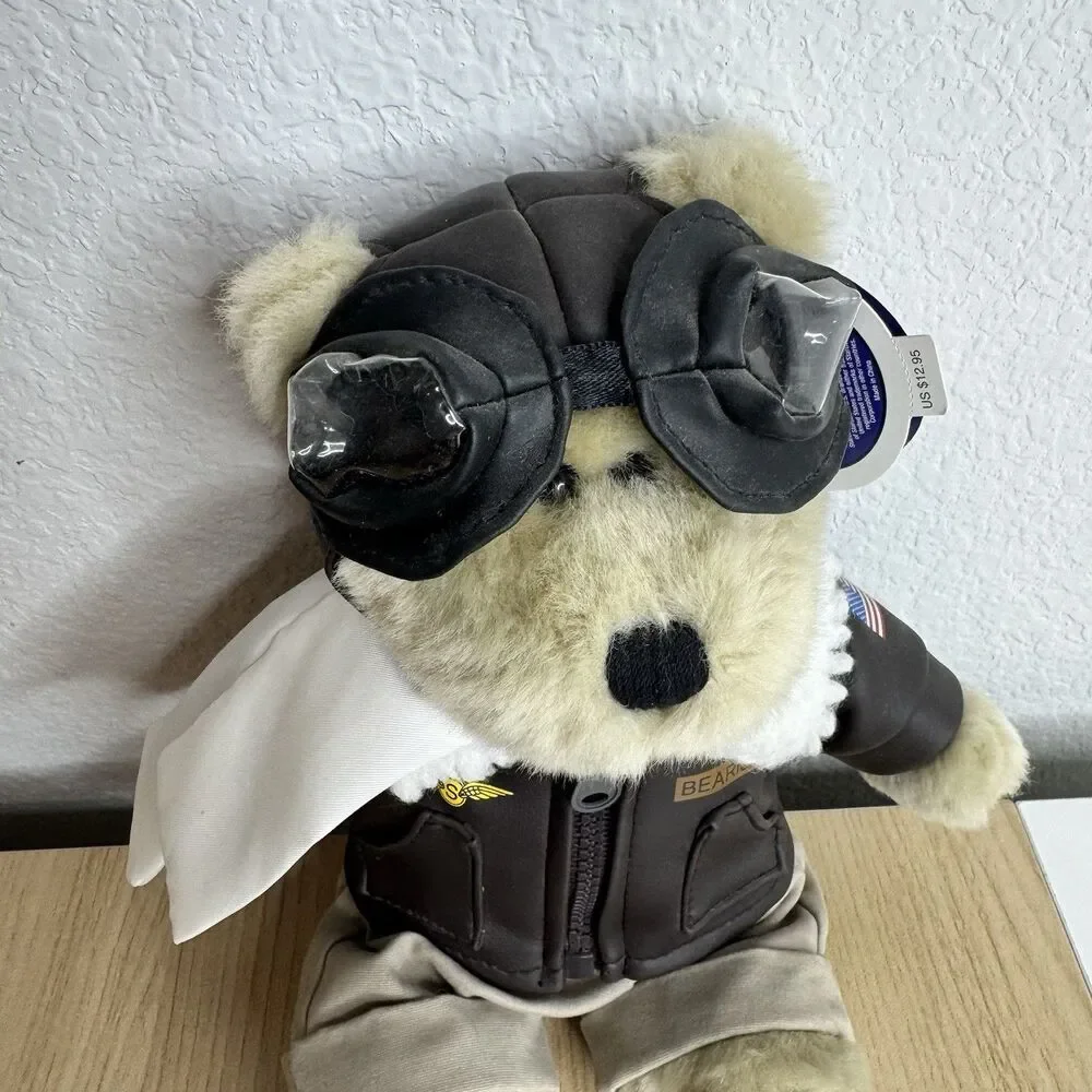 Starbucks Coffee Bearista Aviator Pilot 32nd Edition 2004 Plush Teddy Bear 9”